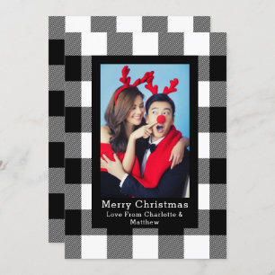 Buffalo Plaid Pattern Photo Template Personalised