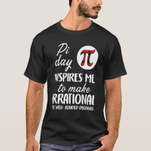 Buffalo Plaid Pi Symbol Pi Day Inspires Me Math S T-Shirt