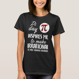 Buffalo Plaid Pi Symbol Pi Day Inspires Me Math  T T-Shirt