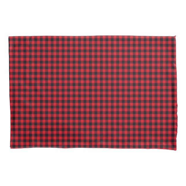 Buffalo Plaid Pillowcase (Front)