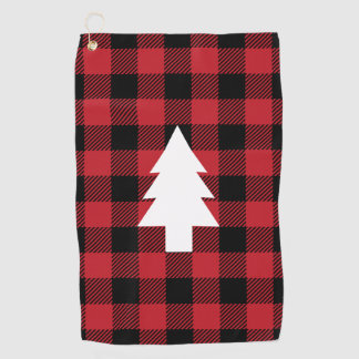 Buffalo Plaid - Pine Tree Golf Towel