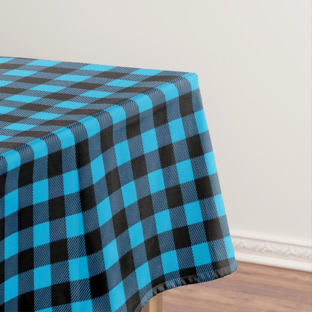 Buffalo Plaid Print Tablecloth (In Situ)