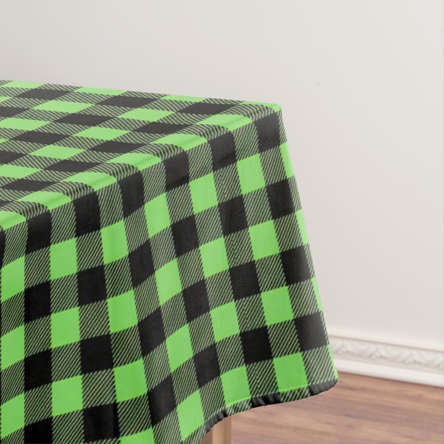 Buffalo Plaid Print Tablecloth (In Situ)