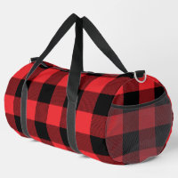 Buffalo Plaid Red Black Check