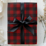 Buffalo Plaid Rustic Black and Red Check Christmas Wrapping Paper<br><div class="desc">Buffalo Plaid Rustic Black and Red Check Christmas Wrapping Paper. Cute Buffalo check patterned wrapping paper design. Perfect for wrapping Christmas gifts for the holidays.</div>