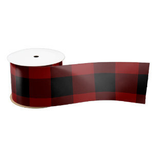 Buffalo Plaid Satin Ribbon