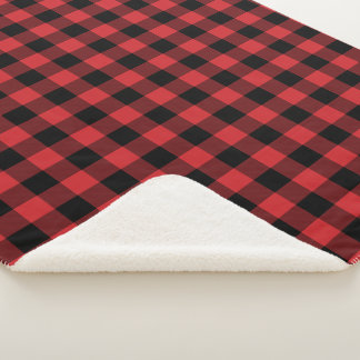Buffalo Plaid Sherpa Blanket