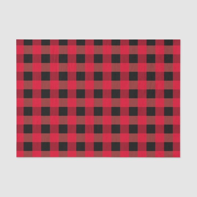 Buffalo Plaid  Tissue Paper (Front)