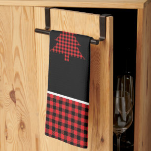 Buffalo Plaid Tree Tea Towel