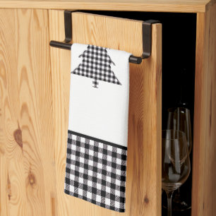 Buffalo Plaid Tree Tea Towel