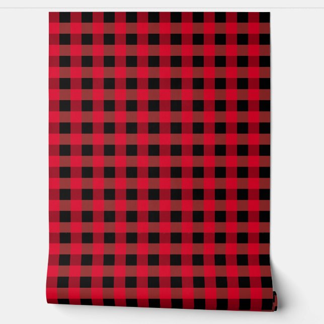 Buffalo plaid  wallpaper (Unrolling)