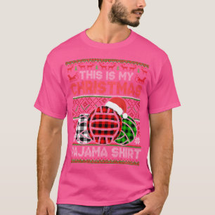 Buffalo Plaid Water Polo Christmas 	 Ugly