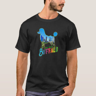 Buffalo Poodle Dog Puppy New York Usa Fan T-Shirt