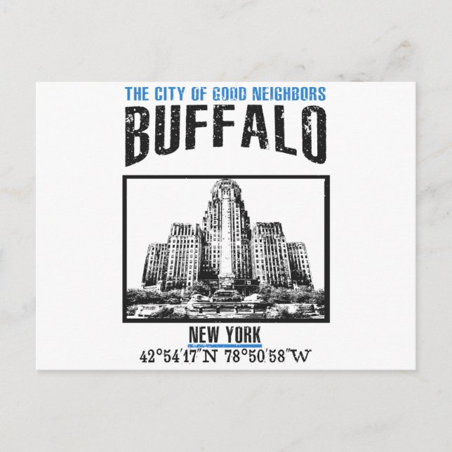 Buffalo Postcard (Front)