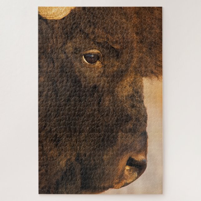 Buffalo Profile Jigsaw Puzzle (Vertical)