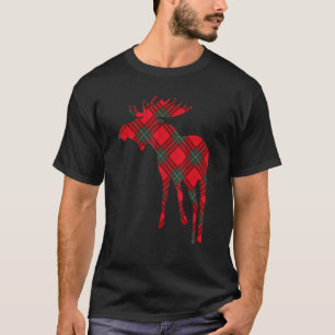 Buffalo Red Plaid Deer Reindeer Matching Family Ch T-Shirt
