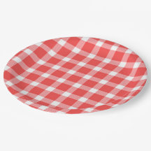 Buffalo Red White Plaid Holiday Picnic Classic