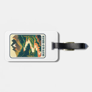 Buffalo River Arkansas Colours Luggage Tag