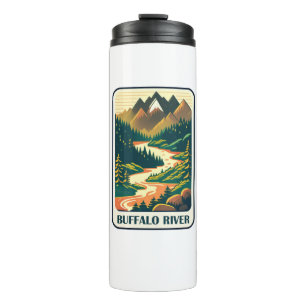 Buffalo River Arkansas Colours Thermal Tumbler