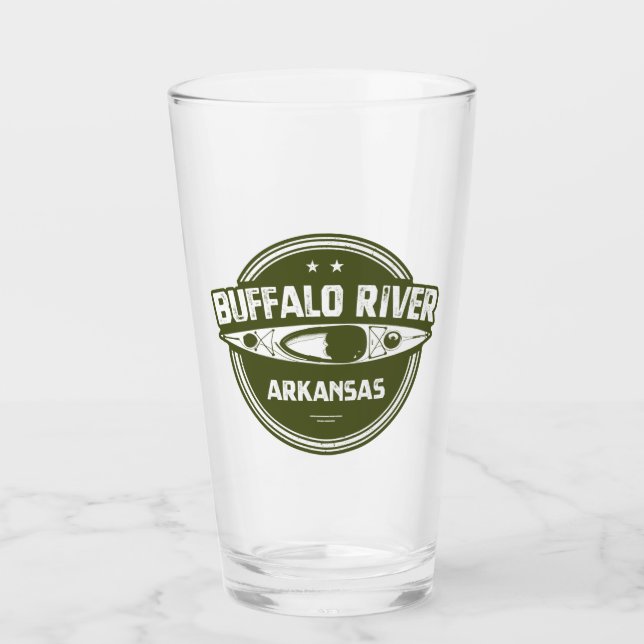 Buffalo River, Arkansas Glass (Front)