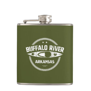 Buffalo River, Arkansas Hip Flask