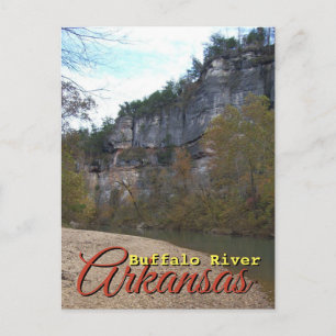 Buffalo River, Arkansas Travel Photograph Postcard