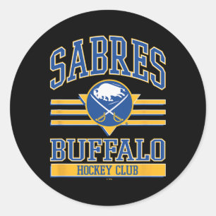 Buffalo Sabres Hockey Club Black Officially Licens Classic Round Sticker