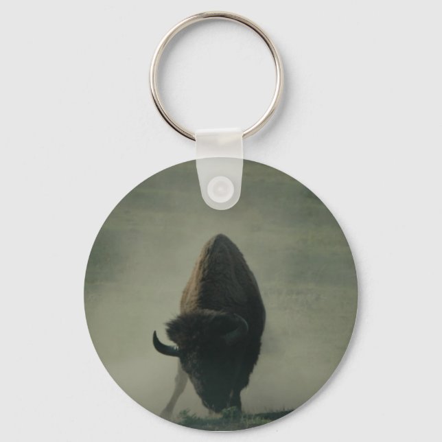 Buffalo showing off key ring (Front)