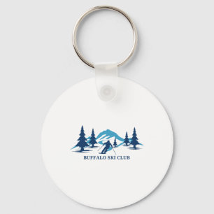 Buffalo Ski Club New York Ski Resort Skiing Skier  Key Ring