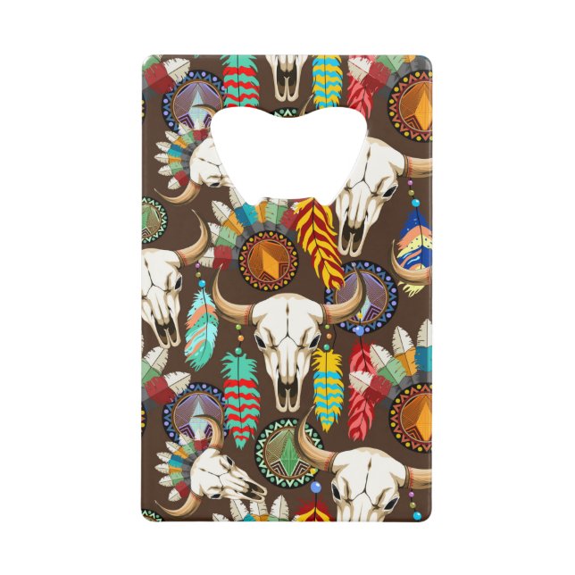 Buffalo Skull Native American Emblem (Front)