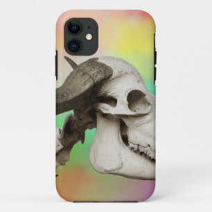 Buffalo Skull on a Watercolor Background Case-Mate iPhone Case