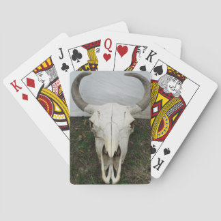 Buffalo Skull Playing Cards