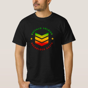 Buffalo Soldier Dreadlock Rasta Reggae T-Shirt