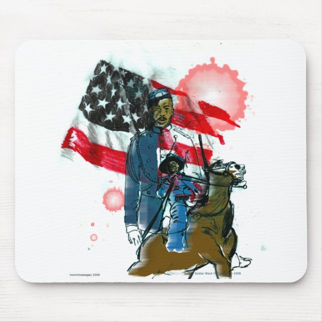 Buffalo Soldiers 08 Mouse Pad (Front)