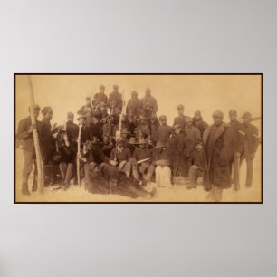 Buffalo Soldiers, First Black US Regiment Poster