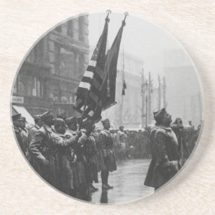 "Buffalo" Soldiers Returning Colours - 1919 Coaster