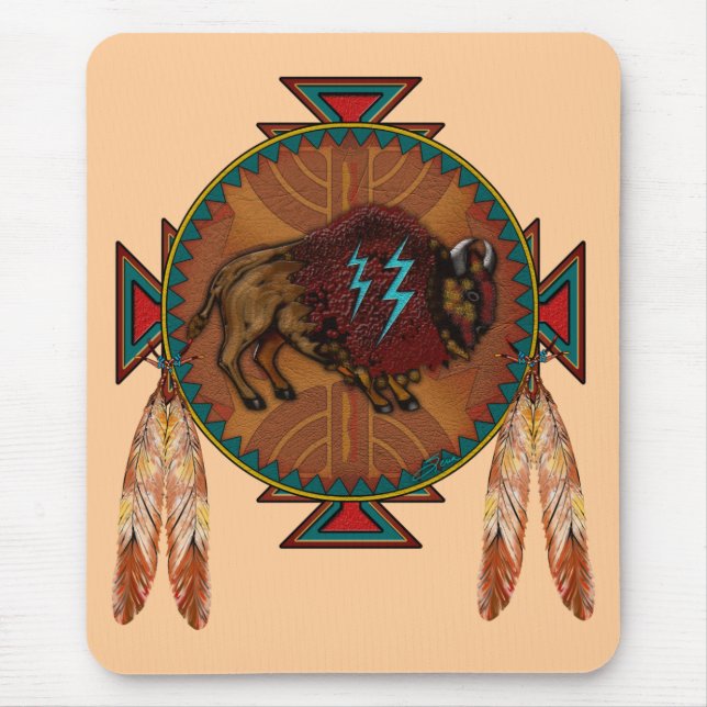 Buffalo Spirit Mouse Pad (Front)