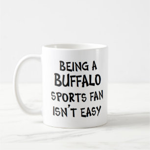 buffalo sports fan, being coffee mug