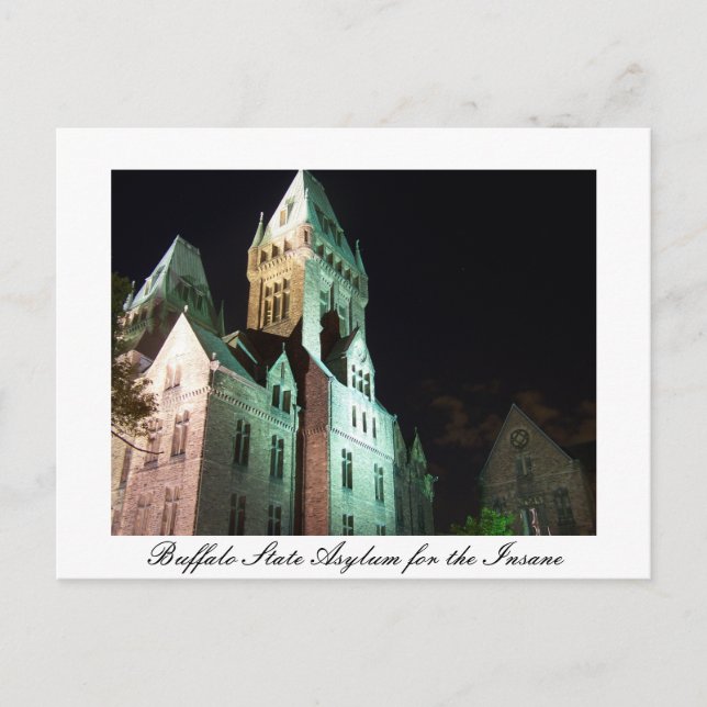 Buffalo State Asylum Postcard (Front)