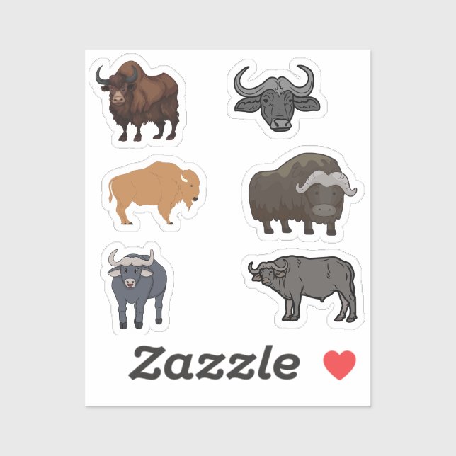 Buffalo Stickers (Sheet)