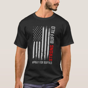 Buffalo Strong Pray For Buffalo Vintage T-Shirt