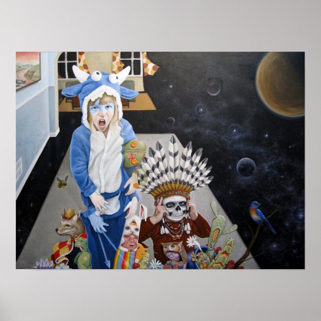 Buffalo Sunrise Poster (Front)