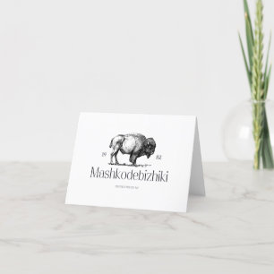 Buffalo Thank You Card