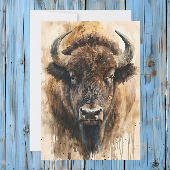 Buffalo Totem Spirit Animal Meaning Card  (Creator Uploaded)