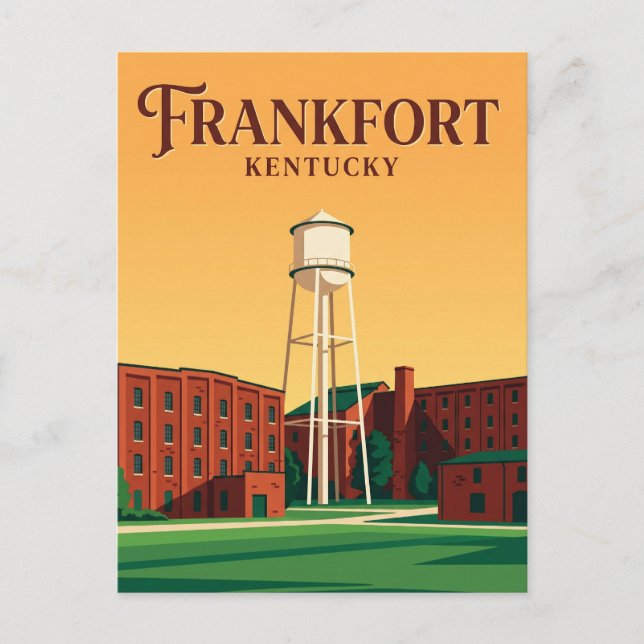 Buffalo Trace Distillery USA Postcard (Front)