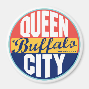 Buffalo Vintage Label Magnet