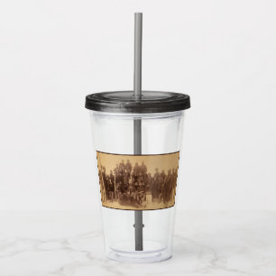 Buffalo Warriors: American Black Fighting Cavalry Acrylic Tumbler
