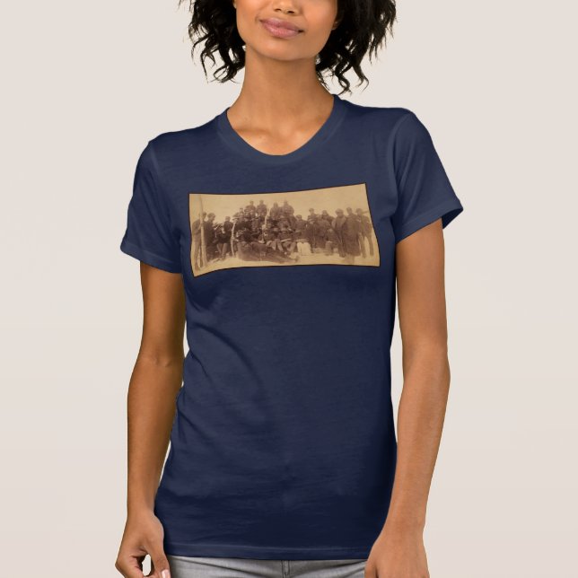 Buffalo Warriors: American Black Fighting Cavalry T-Shirt (Front)