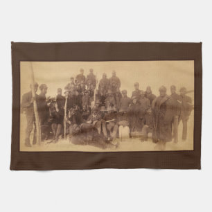Buffalo Warriors: American Black Fighting Cavalry Tea Towel