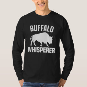 Buffalo Whisperer American Bison Buffalo Wisent T-Shirt